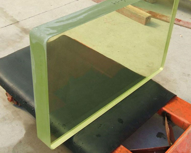 2.4 * 1.2m Radiation Shielding Glass , 8 150mm Lead Glass For X Ray Rooms